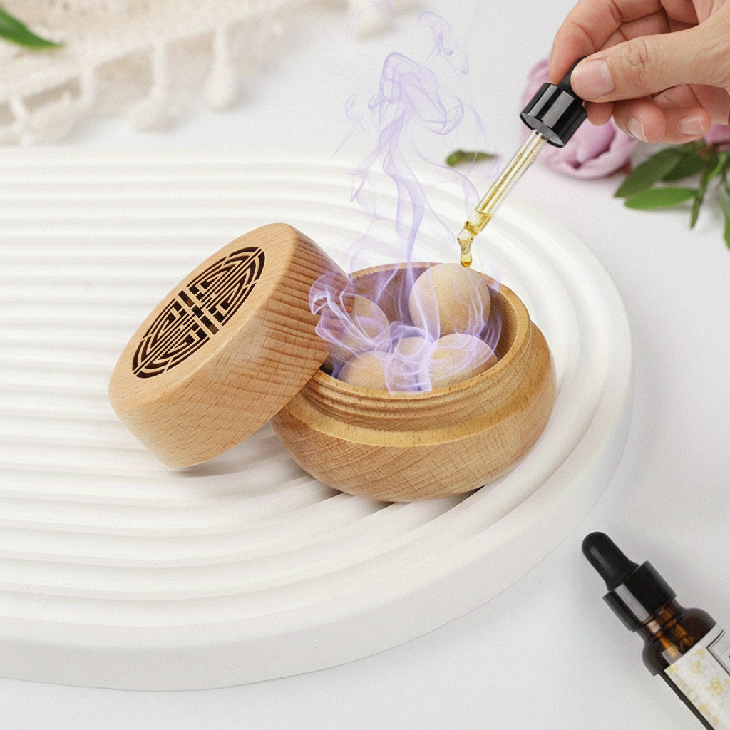 vyloZen: Hand-Carved Essential Oil Orb