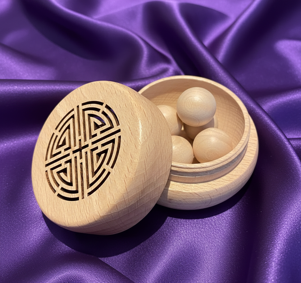 vyloZen: Hand-Carved Essential Oil Orb